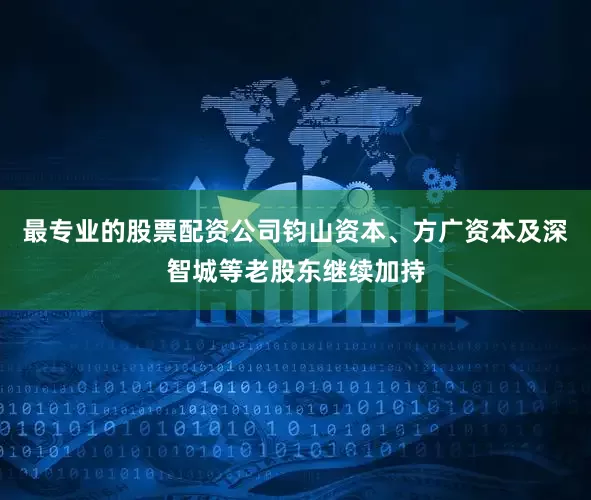 最专业的股票配资公司钧山资本、方广资本及深智城等老股东继续加持